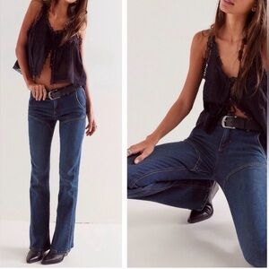 Free people Ashland flare Midrise jeans nwt size 29